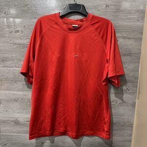 Nike Dri-Fit Mens XXL T Shirt Athletic Red Running Sports Gym Casual
